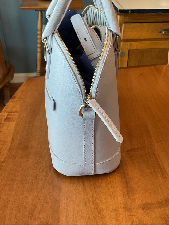 Dooney & Bourke Satchel/Top Handle Bag Blue Bags & Handbags  Dooney & Bourke Glacier Blue saffiano Satchel with Matching wallet NWT